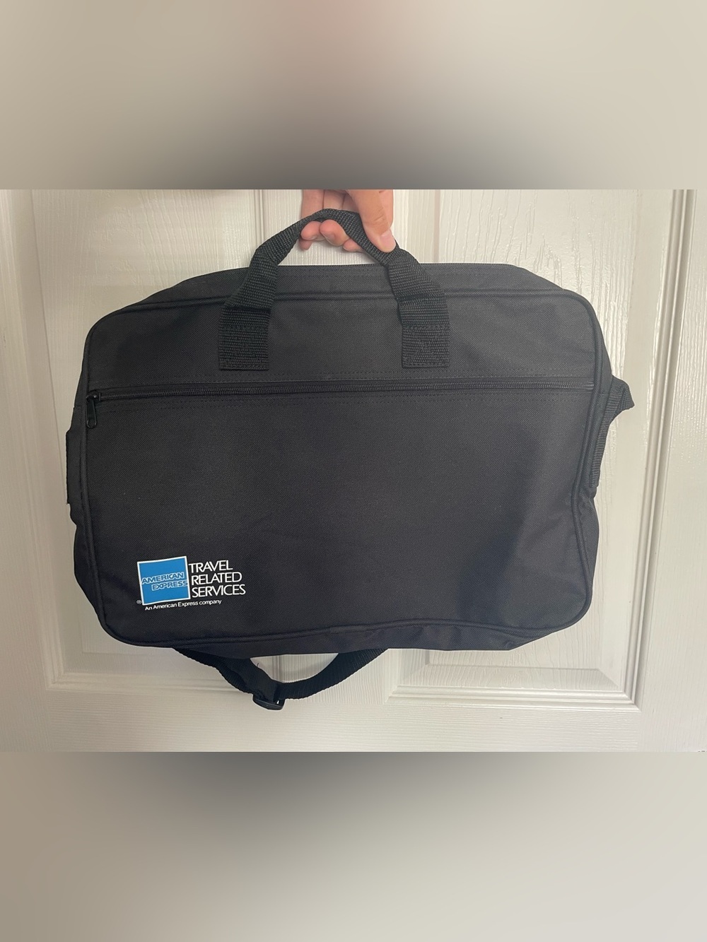 American Express Travel Related Services Black Computer Bag